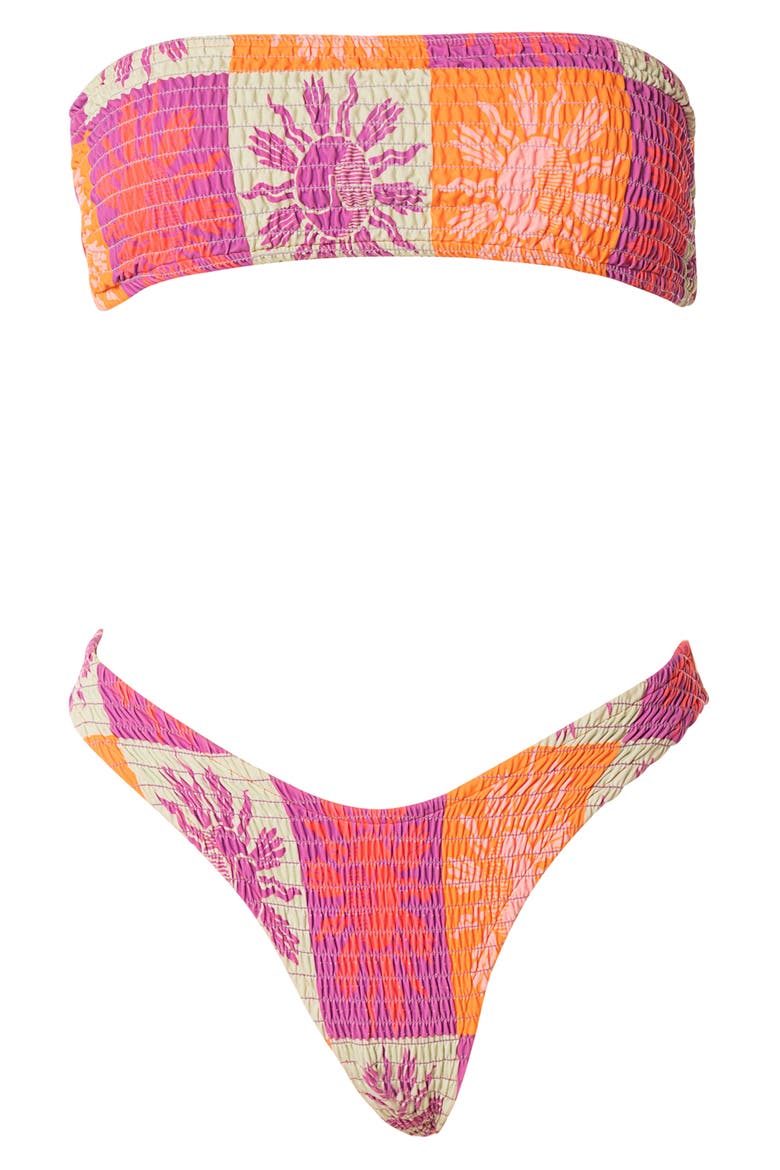 Patch Play Splendor Reversible Bikini Bottoms, Alternate, color, LT/ PASTEL PURPLE