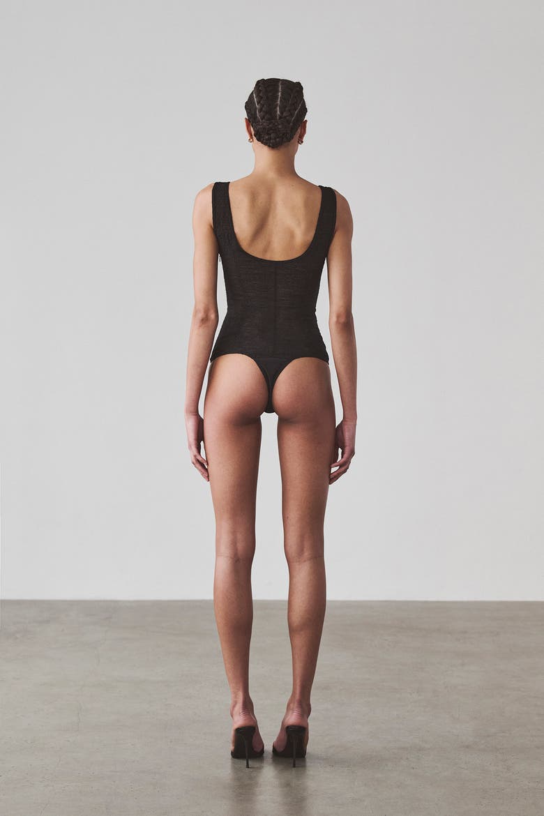 Victoria Bodysuit, Alternate, color, Black