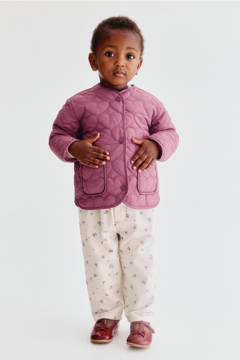 Quilted Jacket, Alternate, color, Heather purple