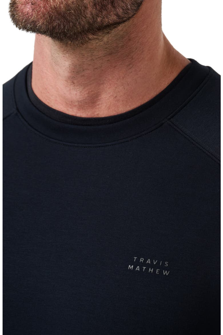Fibercloud Crewneck Sweatshirt, Alternate, color, BLACK