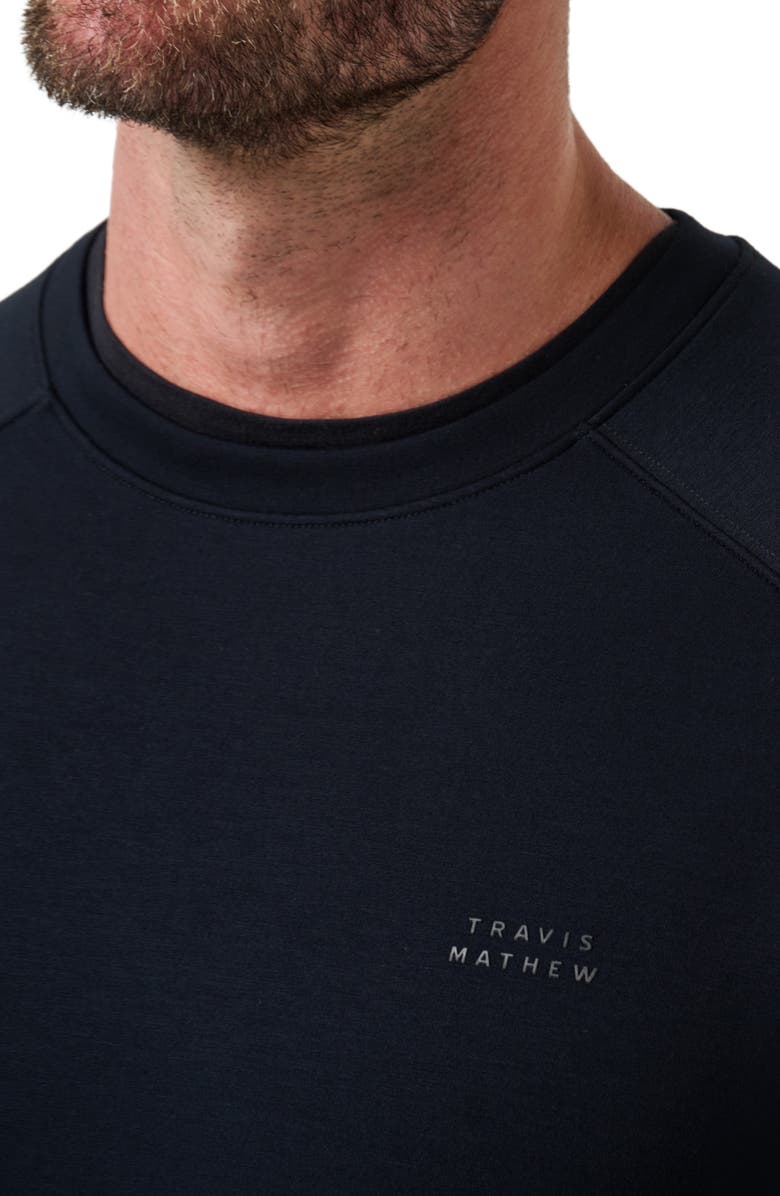 TravisMathew Fibercloud Crewneck Sweatshirt, Alternate, color, 