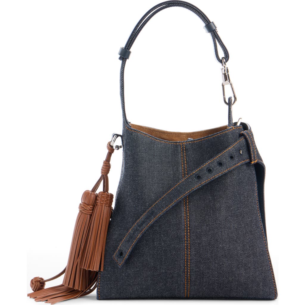 Givenchy Mini Day Denim Hobo Bag In Blue