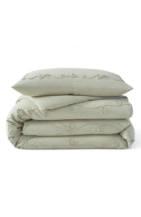 Sasha Bows Comforter 
Sham Set
