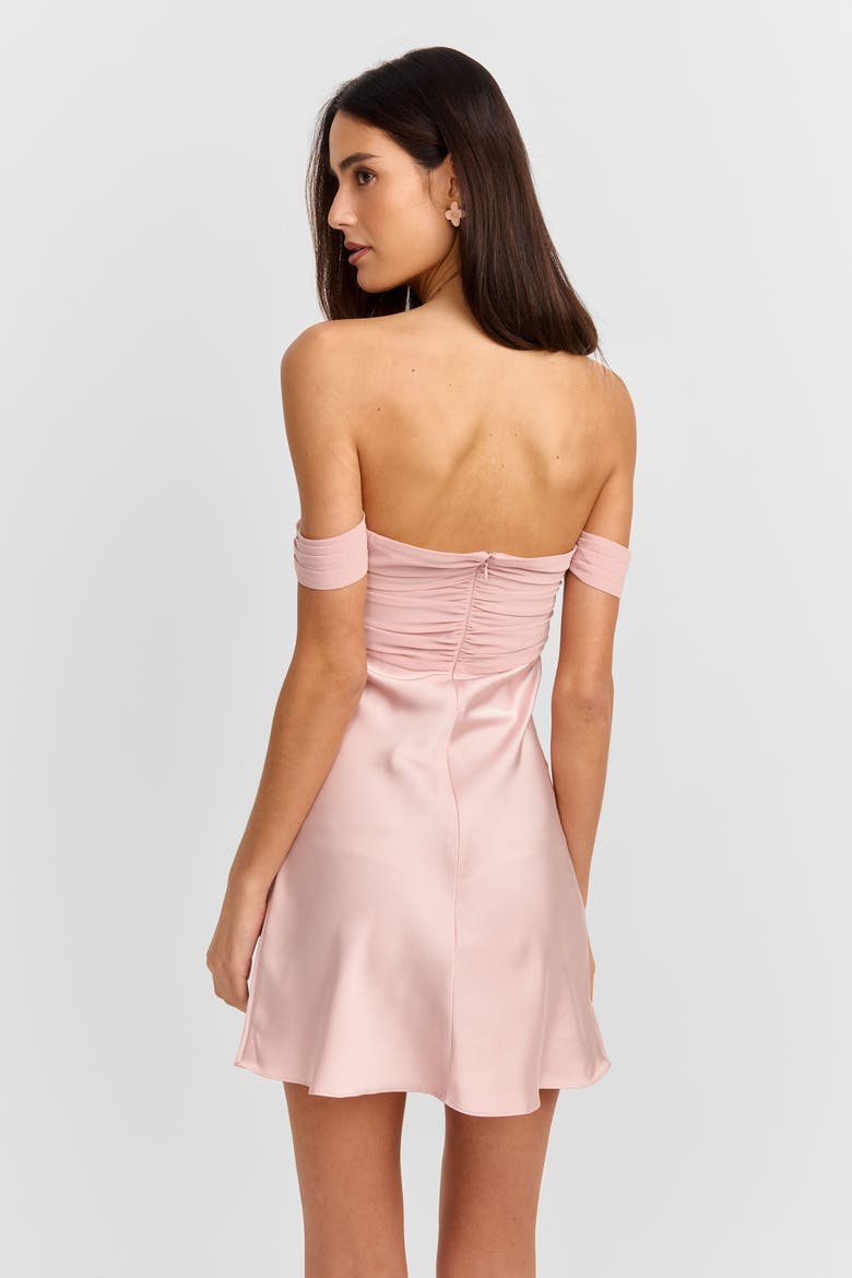 Charlotte Mini Dress, Alternate, color, Pink