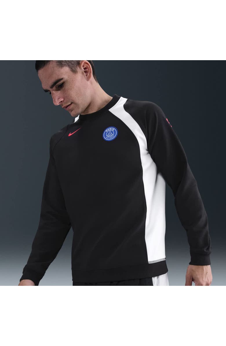 Nike Men's Nike Black Paris Saint-Germain Third 2025/26 T90 Pullover Sweatshirt, Main, color, Black