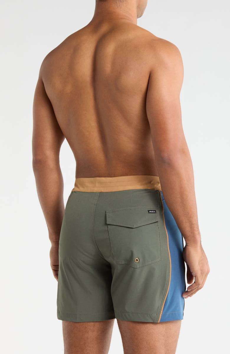 RVCA Rewind Board Shorts, Alternate, color, Olive
