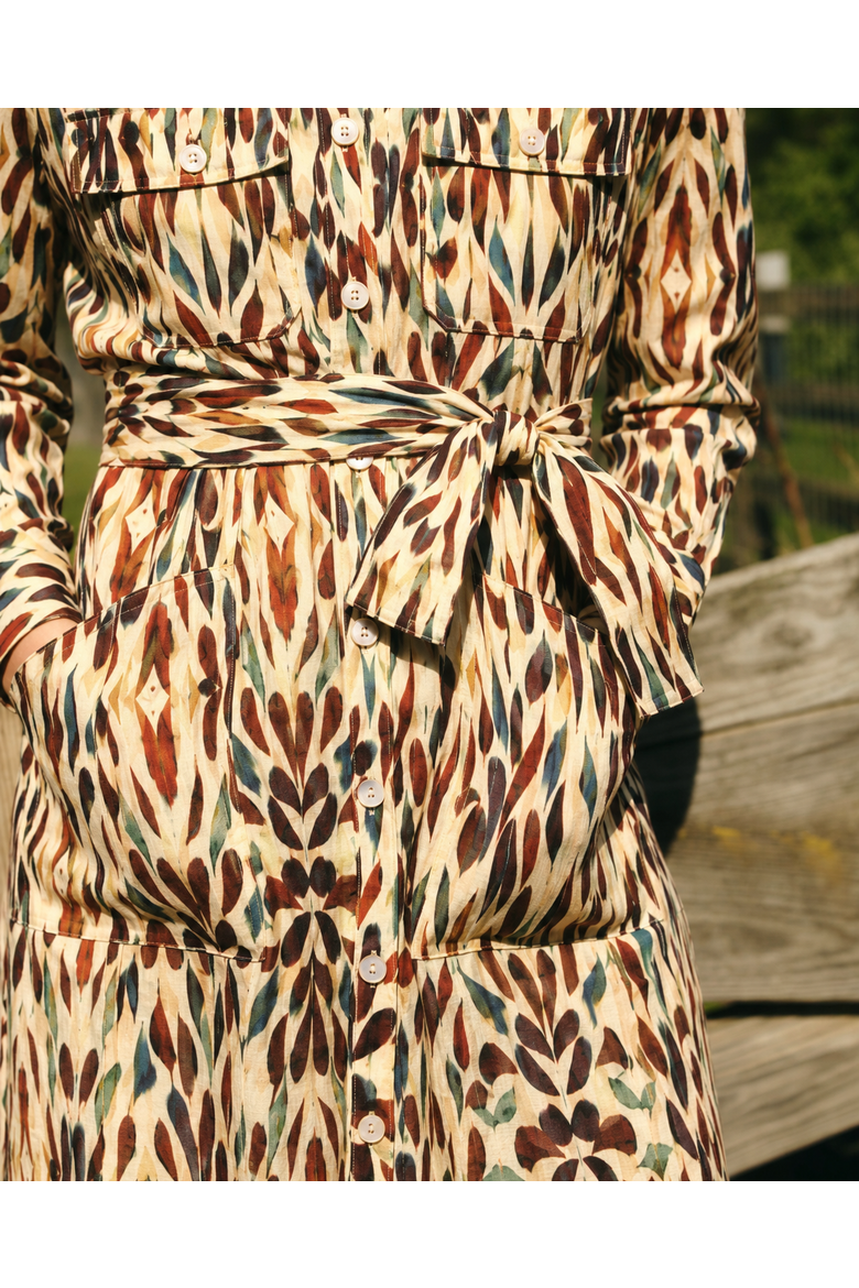 Melody Mini Shirt Dress, Alternate, color, Kaleidoscope Print