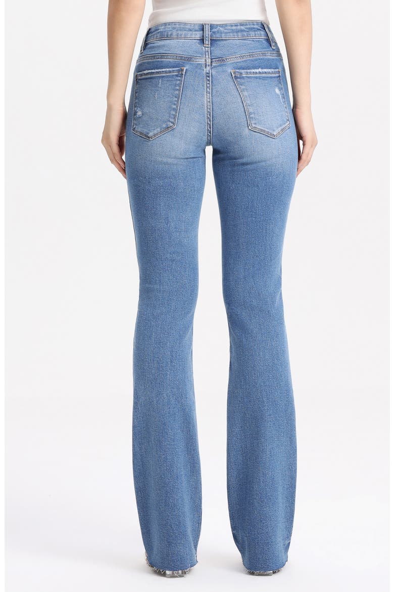 Raw Hem Low Rise Bootcut Jeans, Alternate, color, ORIGIN