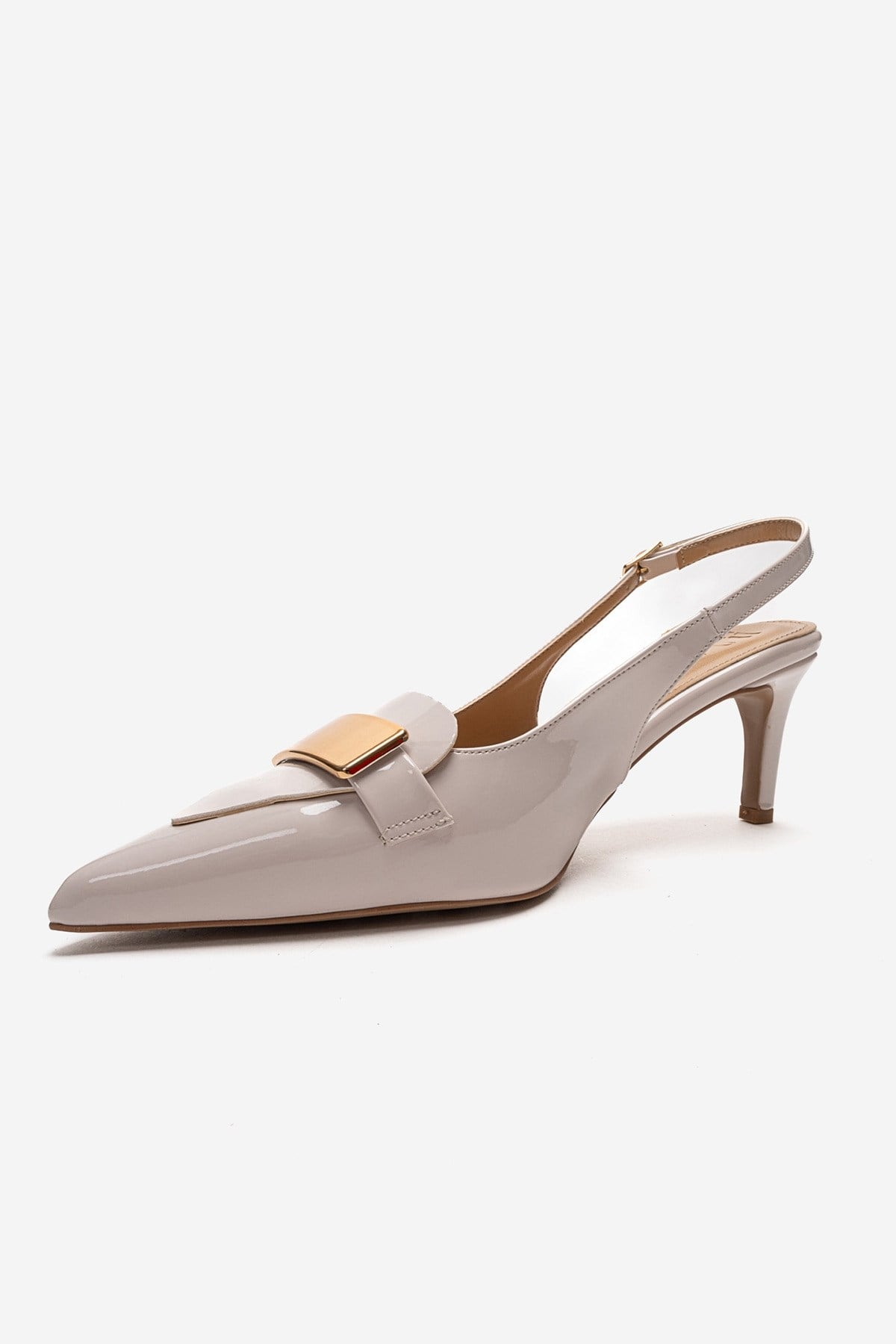 Sollenne Stiletto Pump, Alternate, color, Ecru Patent
