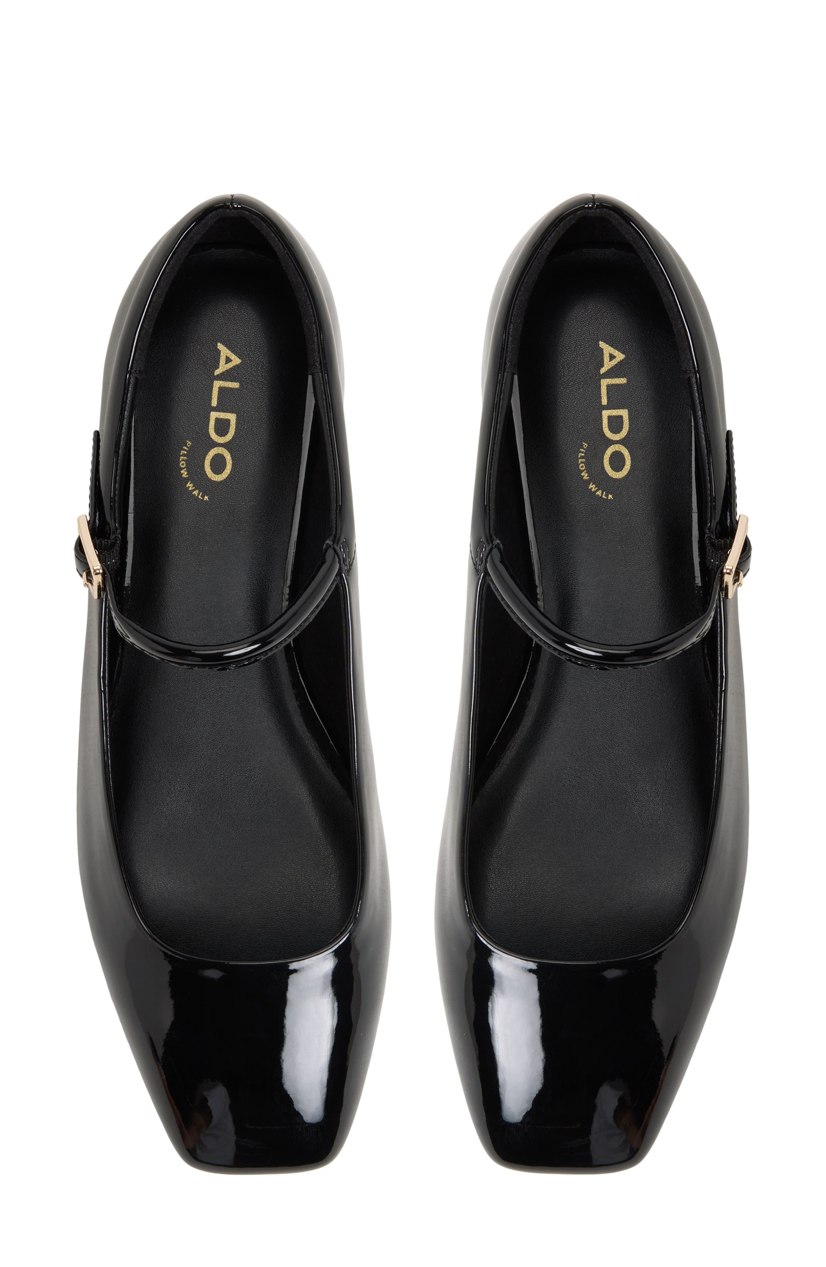 ALDO Kristyn Mary Jane Flat, Alternate, color, Black