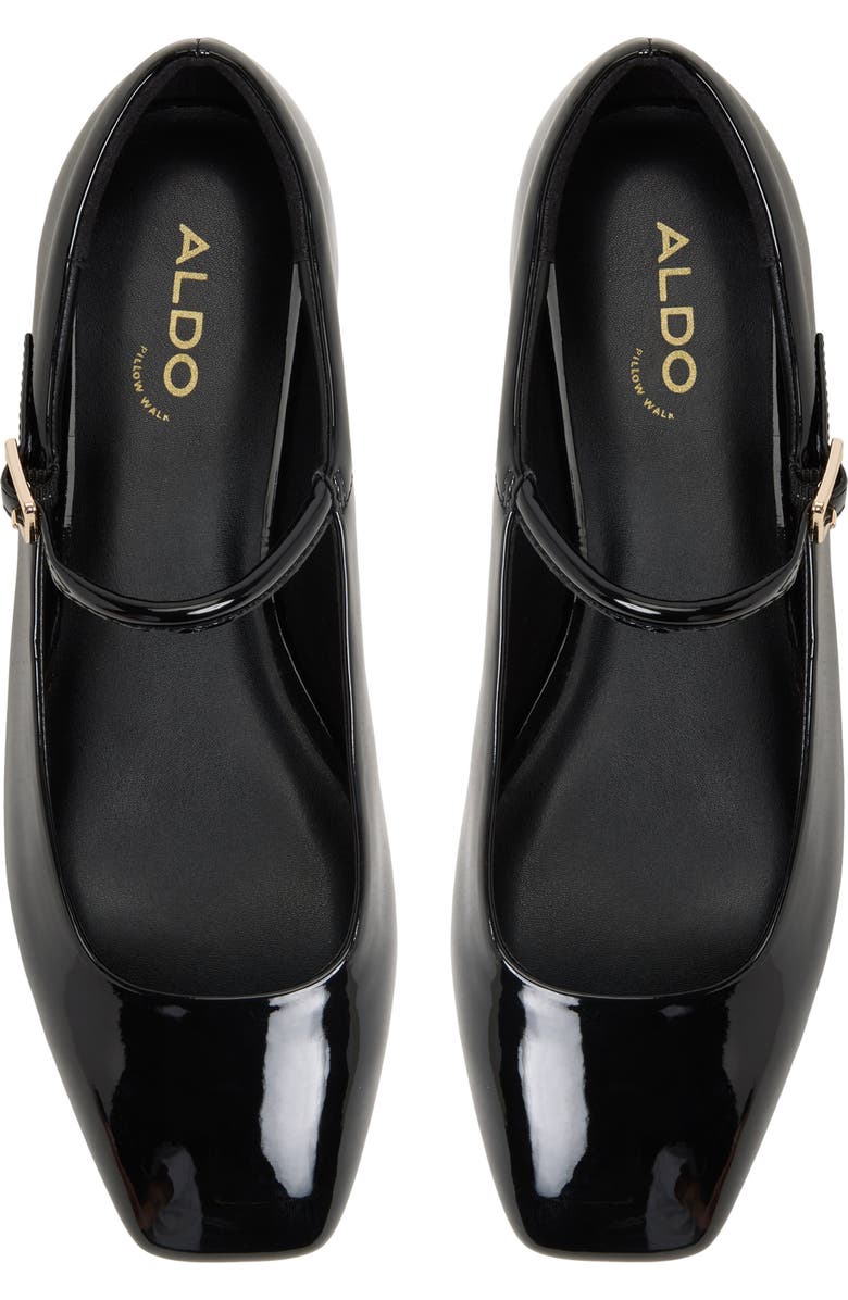 ALDO Kristyn Mary Jane Flat, Alternate, color, Black