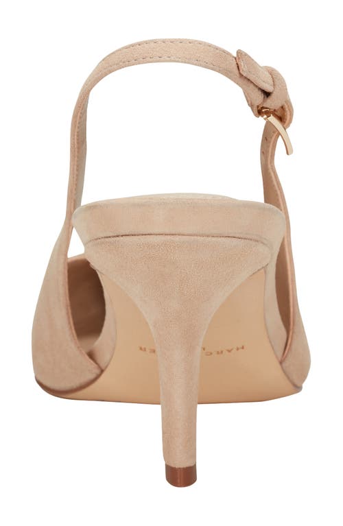Marc Fisher Ltd Dorie Slingback Pointed Toe Pump In Neutral