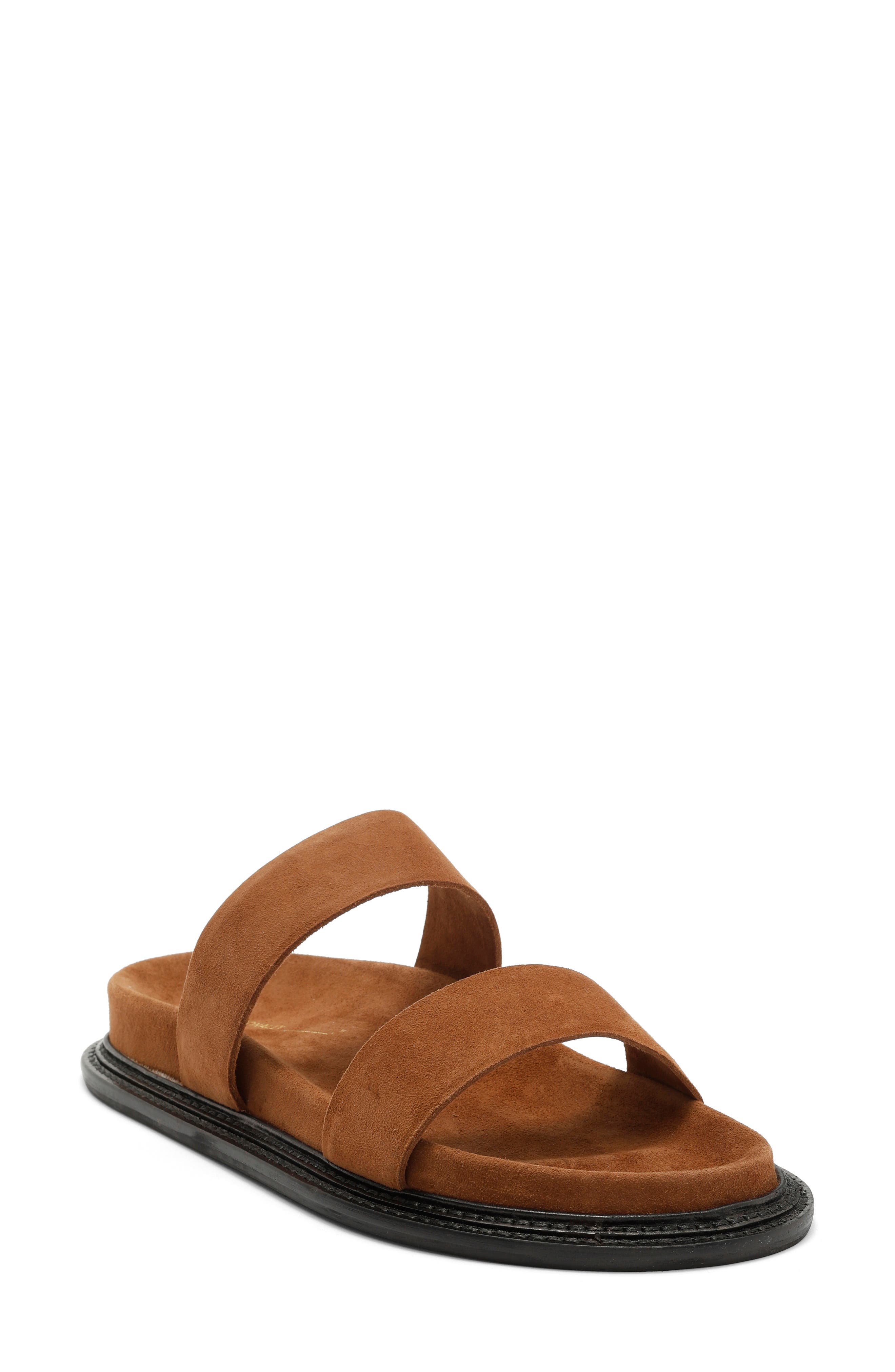 INTENTIONALLY BLANK Jasmine Slide Sandal, Main, color, Mocha