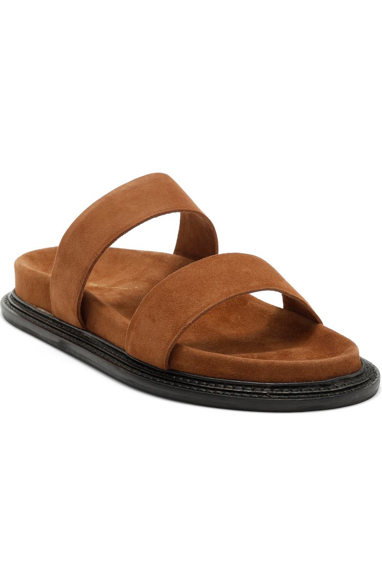 INTENTIONALLY BLANK Jasmine Slide Sandal, Main, color, Mocha