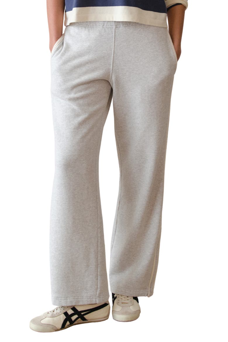 Cloud 9 Fleece Track Pants, Main, color, HEATHER GREY