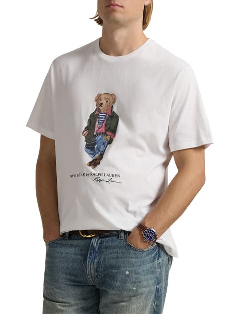 Big & Tall Polo Explorer Bear Jersey T-Shirt