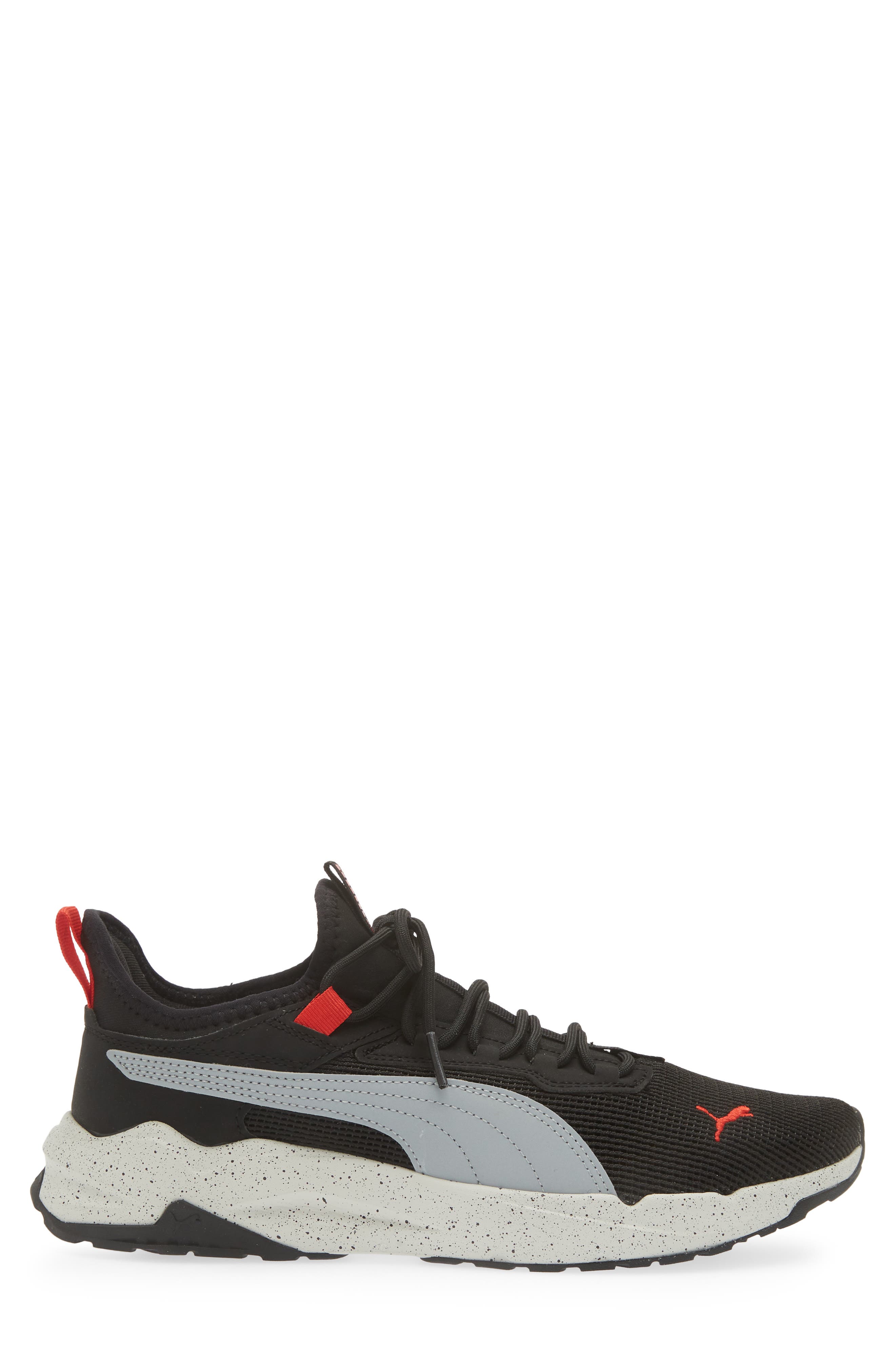 PUMA Stride Exero Speckle Sneaker, Alternate, color, Black