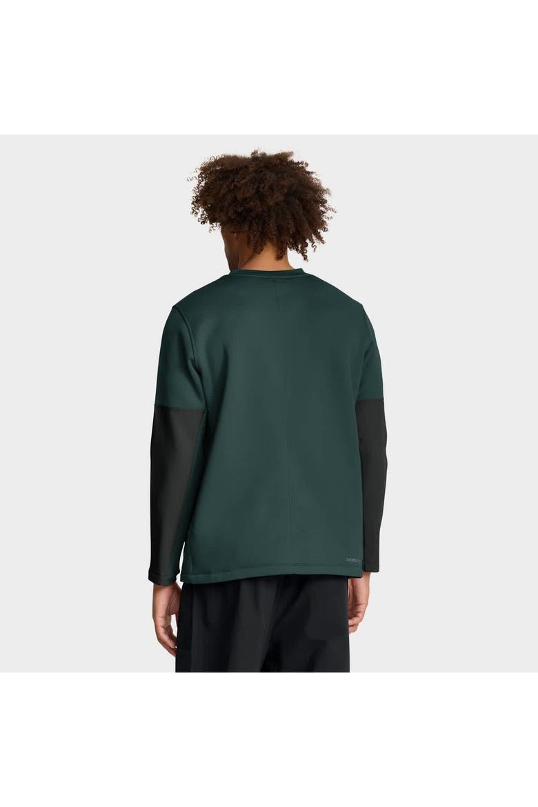 Men's Nike Green Michigan State Spartans 2025 Sideline Coach Performance Long Sleeve T-Shirt, Alternate, color, Green