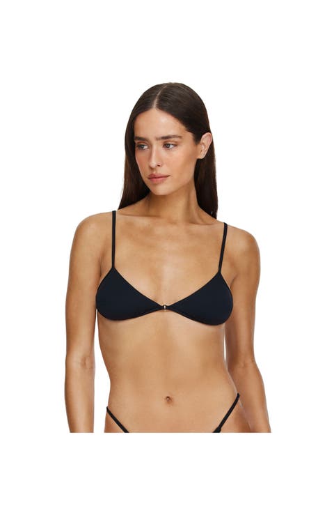 Midnight V-Neck Bikini Top