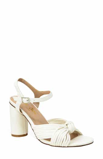 CHASE AND CHLOE Strappy Knotted Sandal