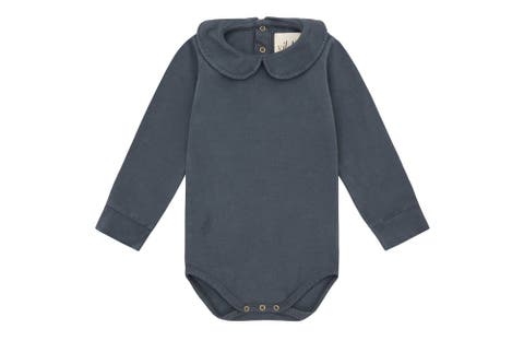 LS Organic Cotton Collared Bodysuit