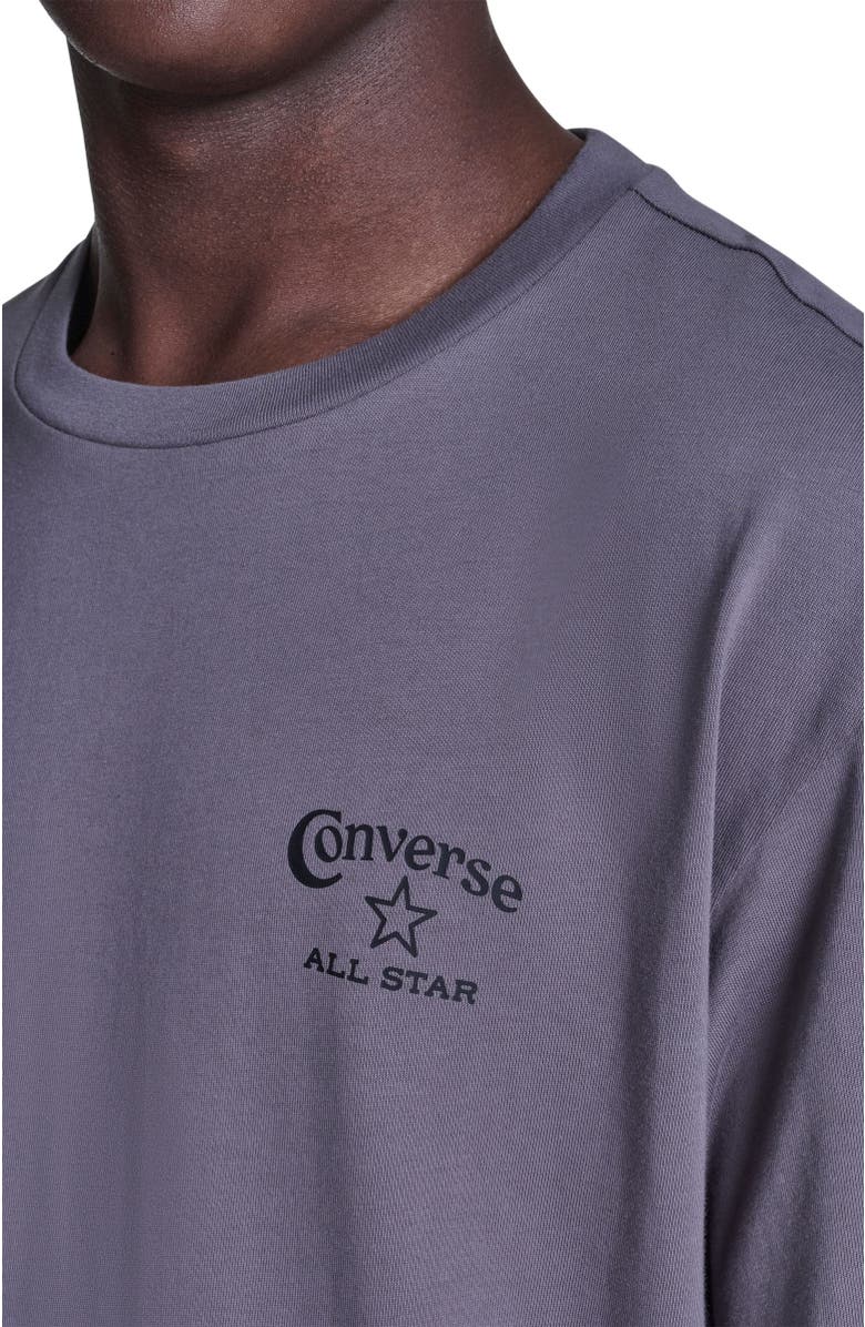 Converse Heritage Wordmark Relaxed T-Shirt, Alternate, color, Darker Grey