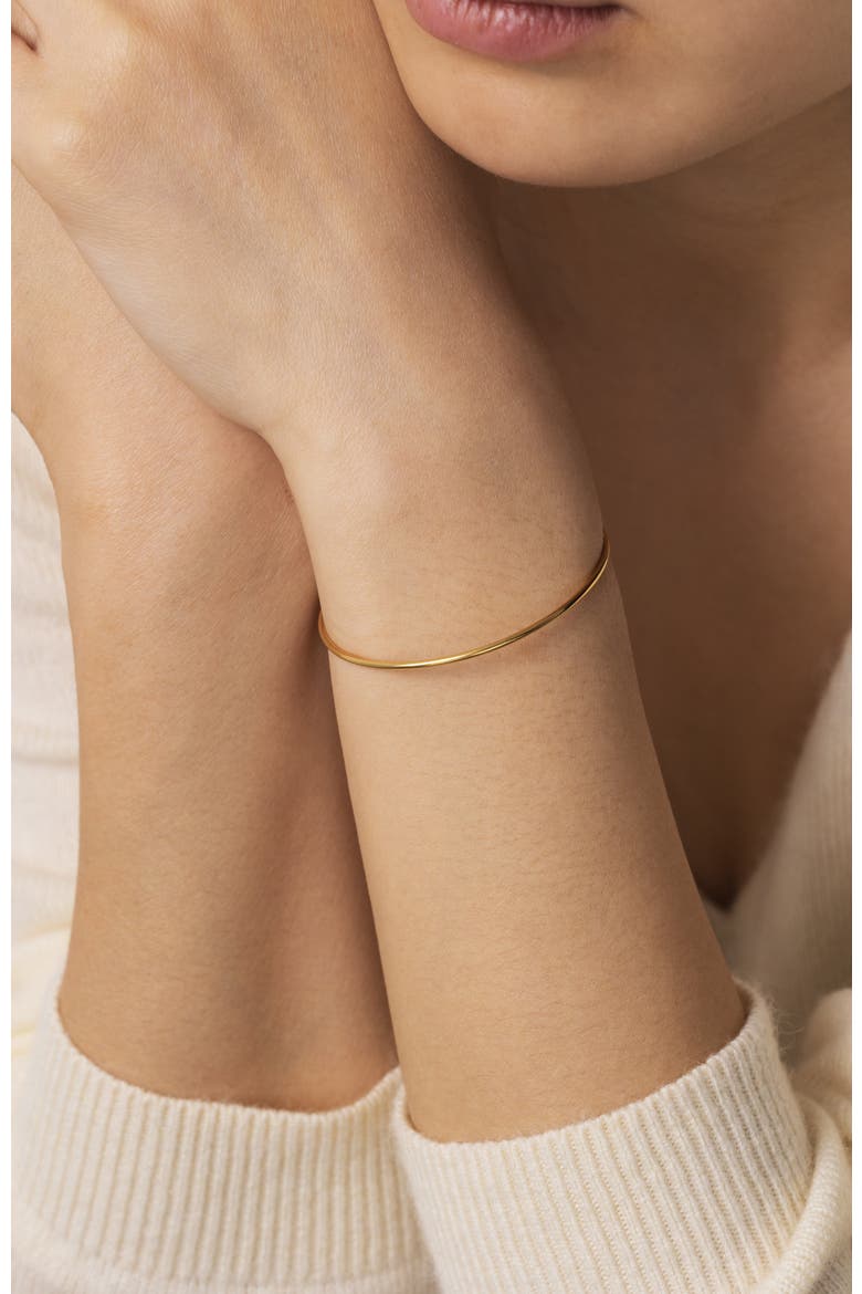 Solid Bar Cuff Bracelet, Alternate, color, Gold