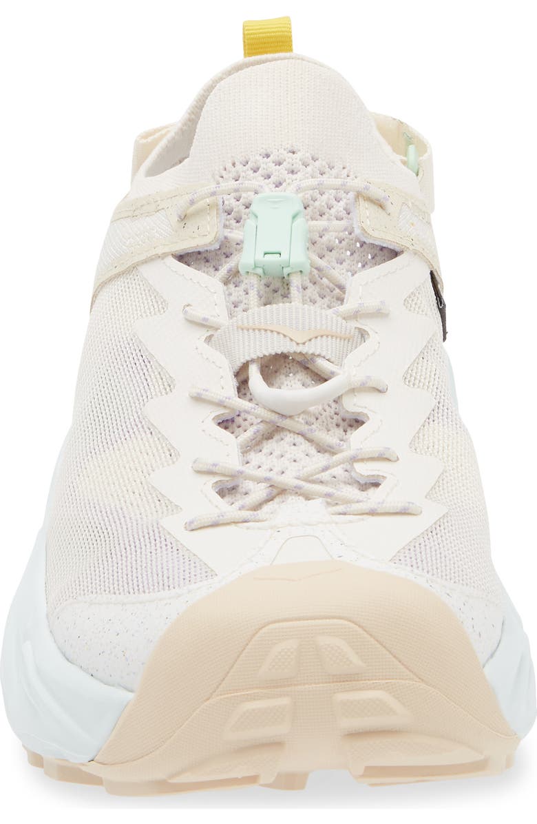 HOKA Hopara 2 Hiking Sandal, Alternate, color, Alabaster / Snow Melt