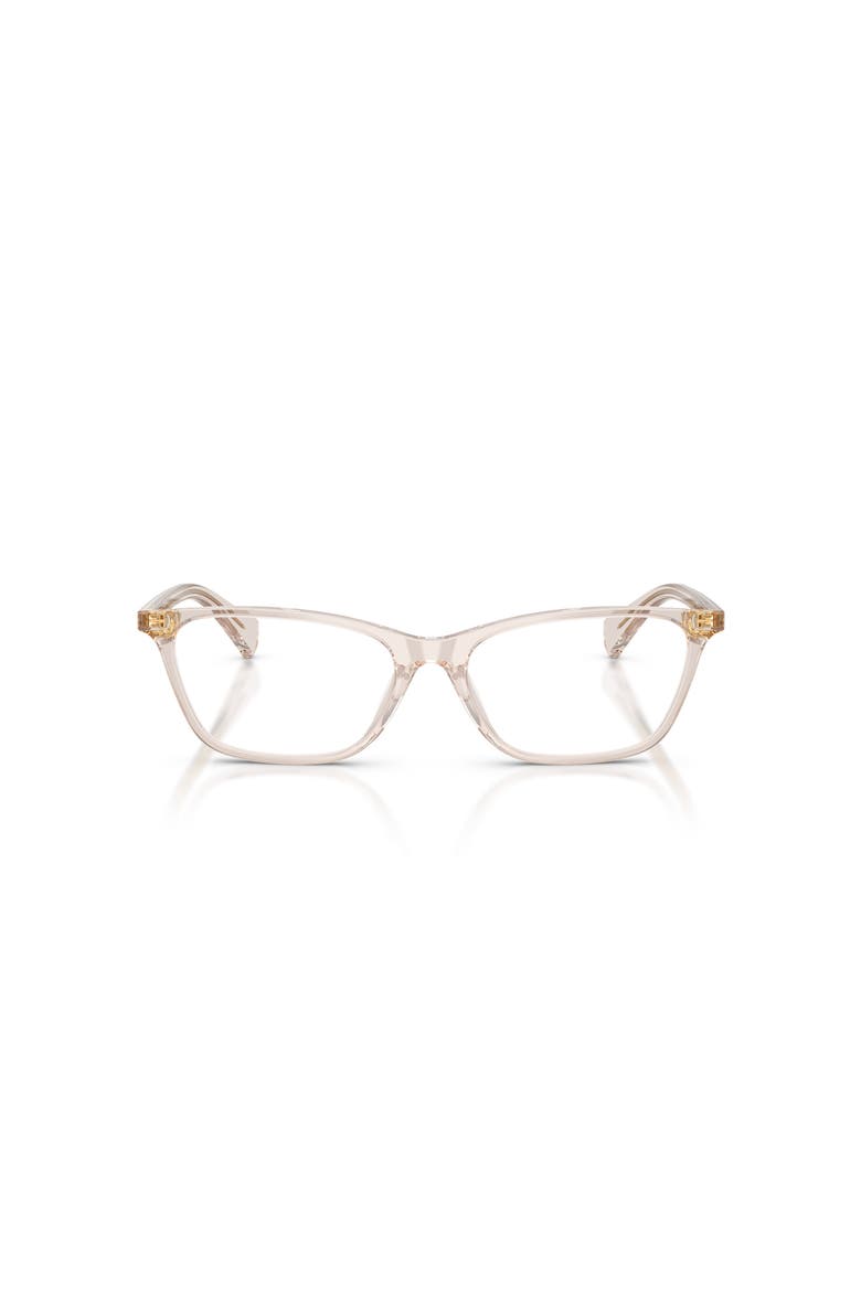 55mm Rectangle optical glasses, Alternate, color, Beige
