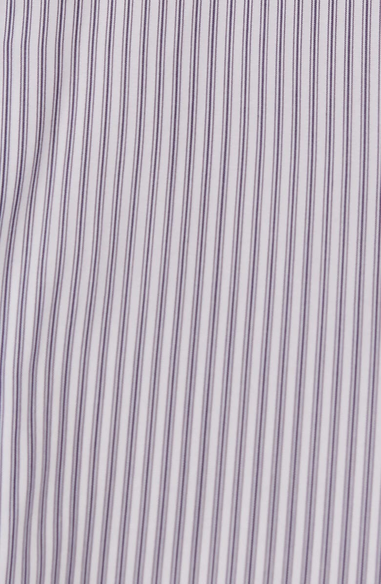 Jack Victor Greene Midnight Stripe Cotton Dress Shirt, Alternate, color, 