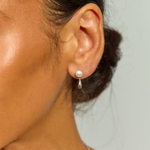 Lucy Quartermaine Royal Pearl Earrings In Gold