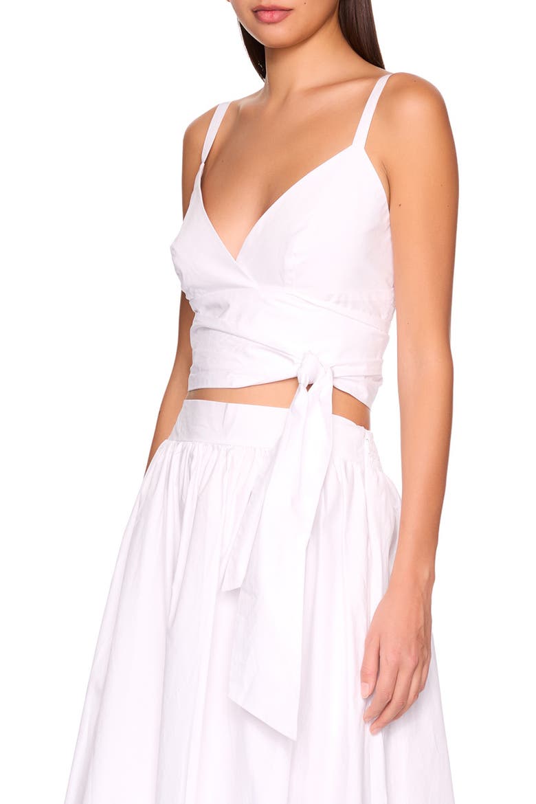 Cotton Poplin Wrap Tank, Alternate, color, SUGAR