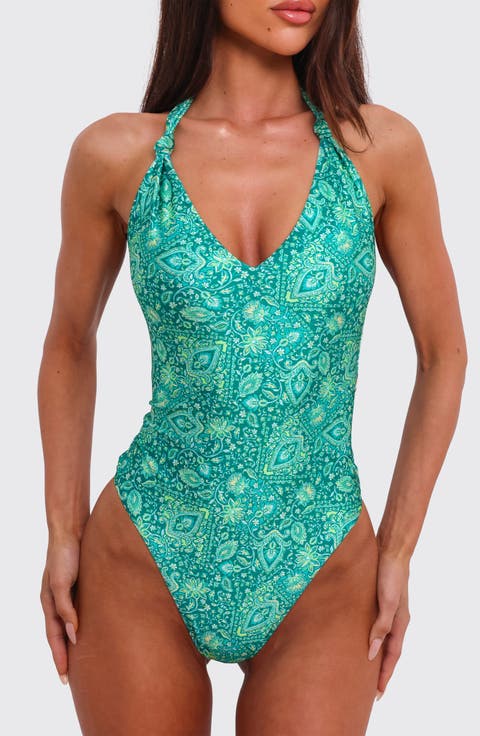 Halter One-Piece Swimsuit
