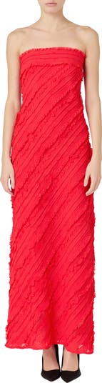 crochet maxi dress with open back Andreeva Metallic Iris Crochet Maxi Dress