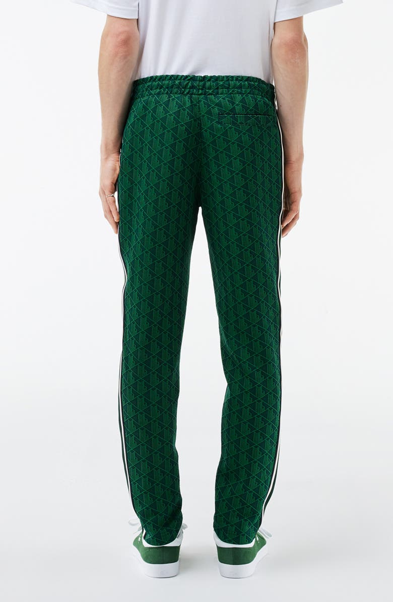 Lacoste Regular Fit Geo Print Track Pants, Alternate, color, Marine/ Oseille