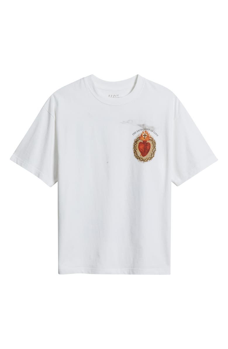 ID Supply Co Sacrament of Love Cotton Graphic T-Shirt, Alternate, color, White