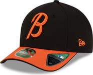 New Era Men's New Era  Black/Orange Baltimore Orioles Player Replica 9FORTY Adjustable Hat