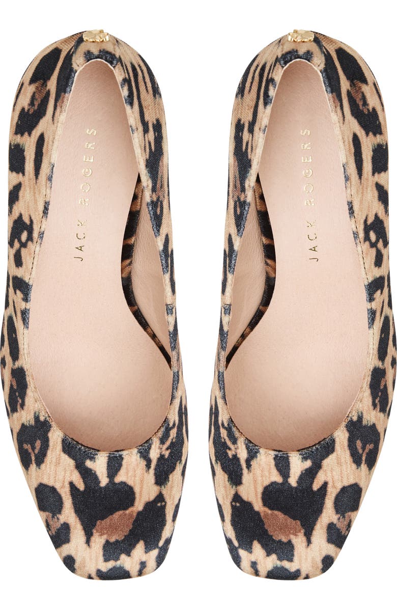 Jack Rogers Lenora Block Heel Pump, Alternate, color, Leopard Multi