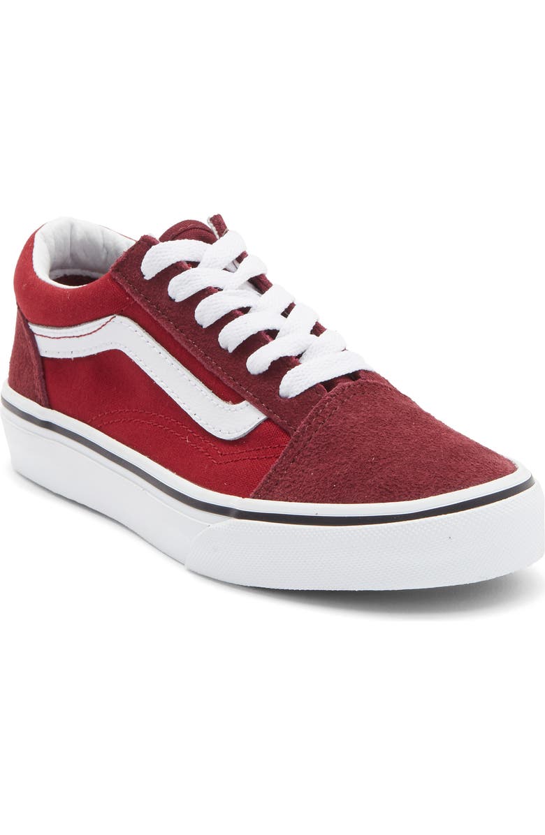 Vans Kids' Old Skool Sneaker, Main, color, Bordeaux