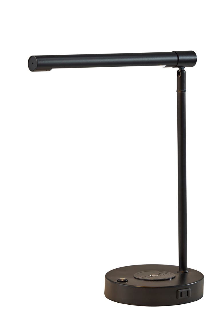 DAX LED Wireless Charging Desk Lamp, Main, color, BLACK