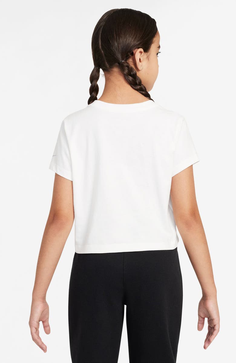 Nike Kids' Back to School Cotton Graphic T-Shirt, Alternate, color, White