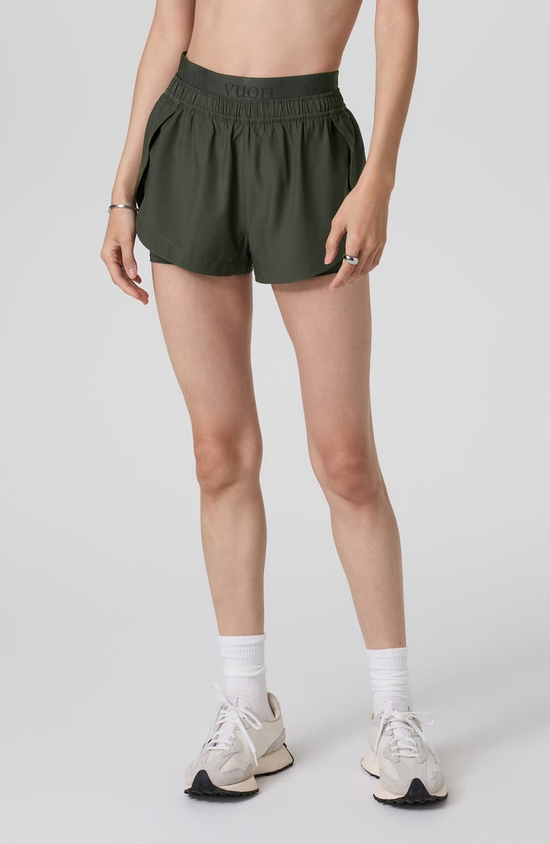 Vuori Luna Shorts, Alternate, color, Kale