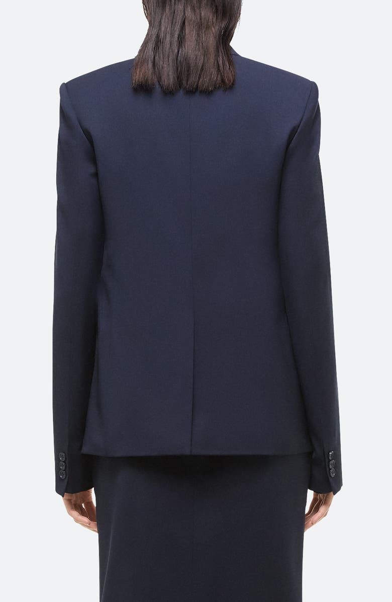 Helmut Lang Classic Virgin Wool Blazer, Alternate, color, Navy