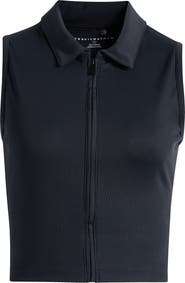 TravisMathew Midline Zip Polo Tank