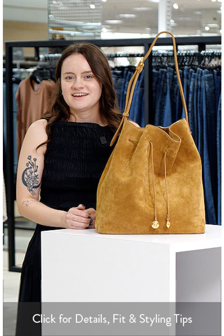Charm Suede Bucket Bag video