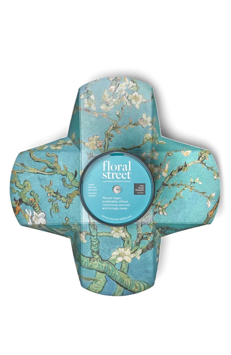 Floral Street x Vincent van Gogh Museum Sweet Almond Blossom Candle, Alternate, color, 