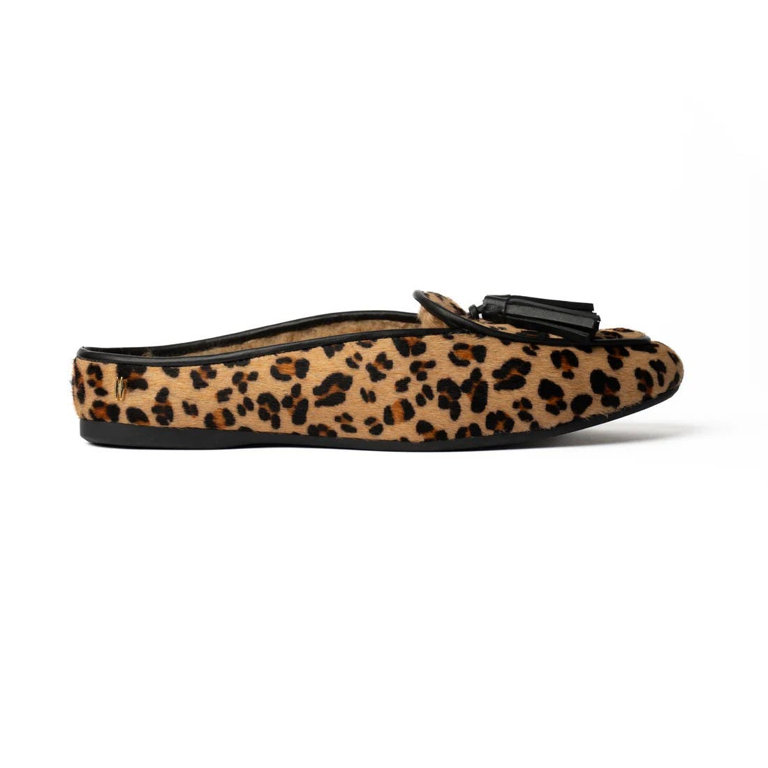 Mave & Chez Frida Mule - Arch Support 100% Genuine Shearling, Alternate, color, Leopard Pony