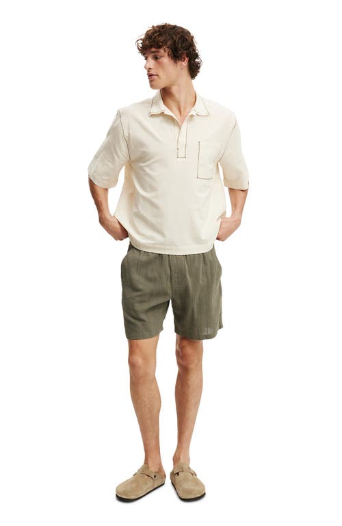 COTTON ON BOX FIT SHORT SLEEVE POLO