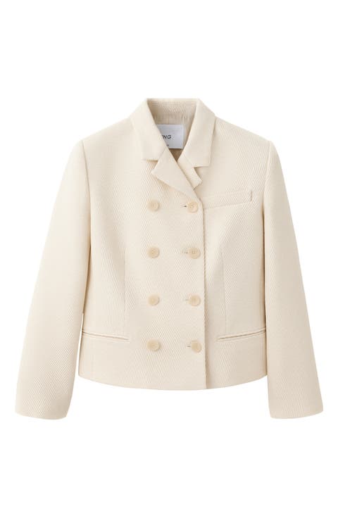Crop Double Breasted Jacket