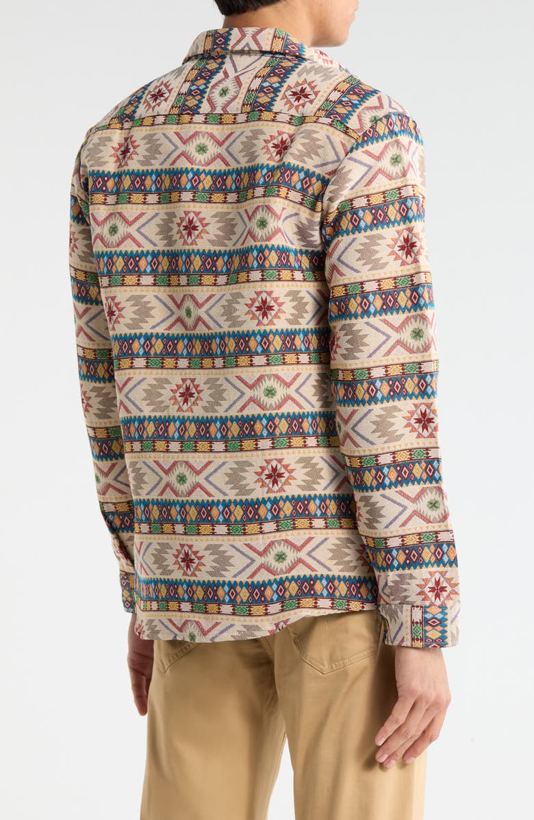 T.R. PREMIUM Tapestry Shirt Jacket, Alternate, color, Beige